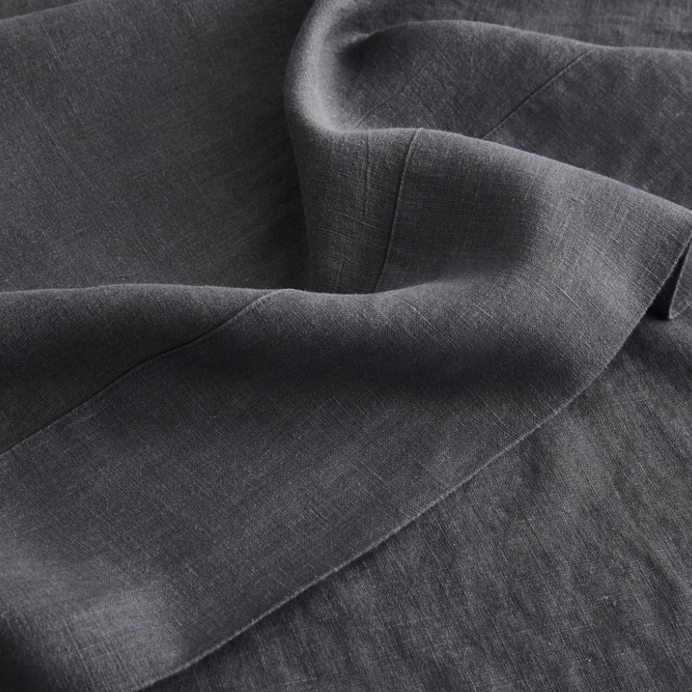 Sijo French Linen Cal King Sheet Set with Flat Sheet